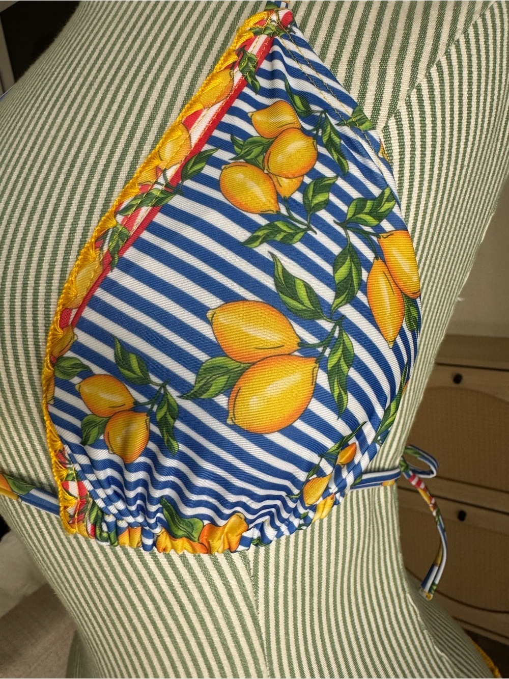 Antica Sartoria Positano lemon print bikini set - Picture 4 of 7
